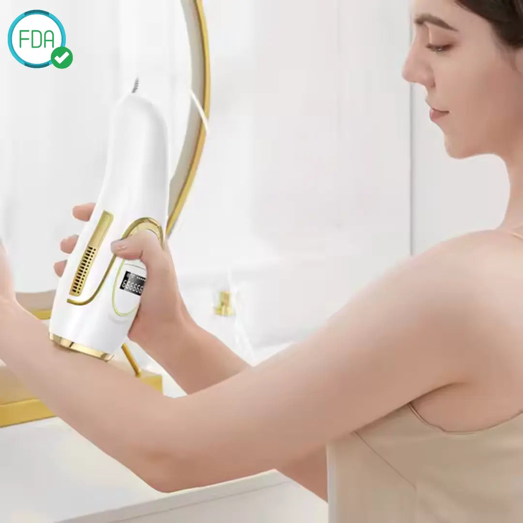 Iborria Silk Pro IPL ეპილატორის გამოყენება ფეხზე